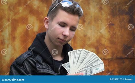Footage Teenager Showing Off Their Money Stock Footage Video Of