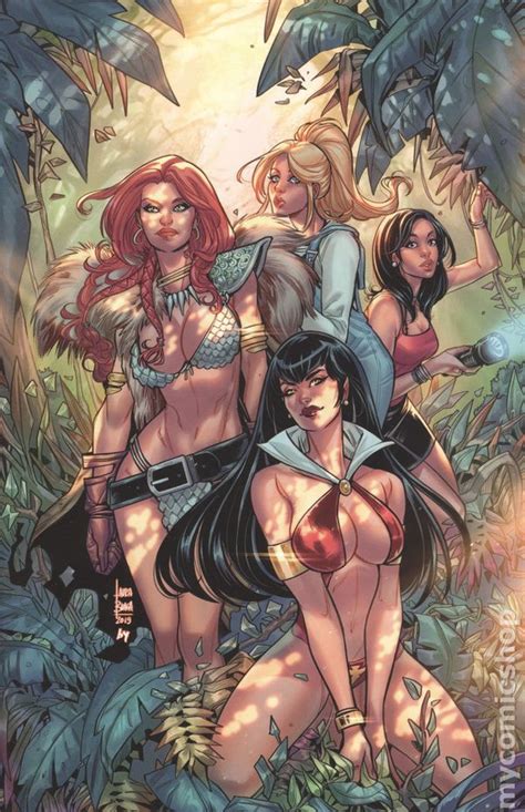 Red Sonja And Vampirella Meet Betty And Veronica 4a Fn 2019 Stock
