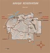 Pictures of Navajo Reservation Map