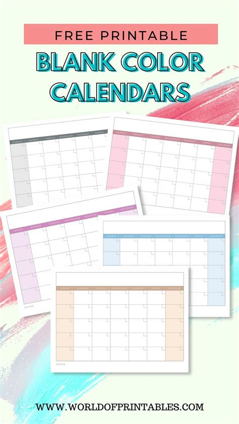 Free Printable Monthly Calendars Weekly Calendar Template Blank Hot