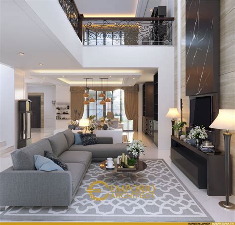 Rebahkan badan dalam posisi setengah duduk. Desain Rumah Classic 2 Lantai Bapak Tri di Bekasi, Jawa Barat