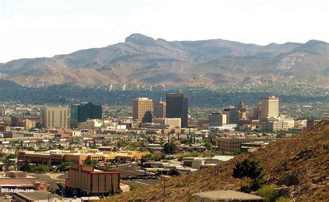 El Paso Skyline Photo In Texas