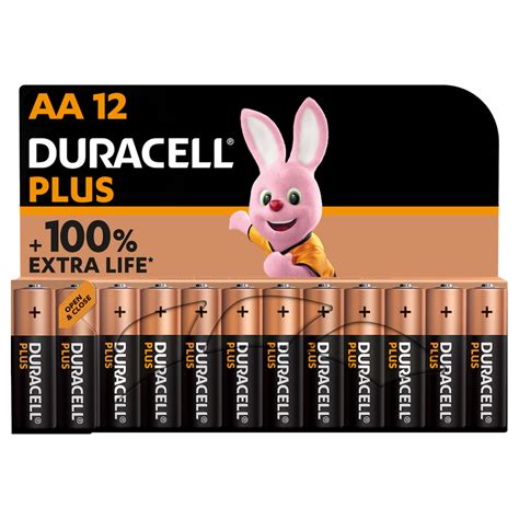 Duracell Plus Type Aa Alkaline Batteries