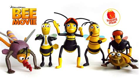 Mcdonalds Bee Movie 2007 Happy Meal Toys Complete Set Youtube