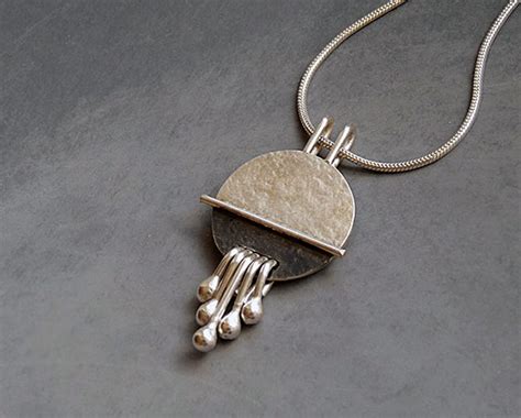 Sterling Silver Pendant Sterling Silver Necklace Handmade Etsy