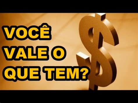 Você aprende que as palavras ditas num momento de raiva, podem continuar a magoar a quem você disse, durante toda a vida. VOCÊ VALE O QUE TEM? O QUE É AMAR O PRÓXIMO? - YouTube