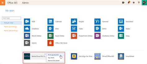I haven't been able to view all the apps in microsoft office 365 portal. Add Custom Tiles and Pin to the App Launcher in Office 365 ...