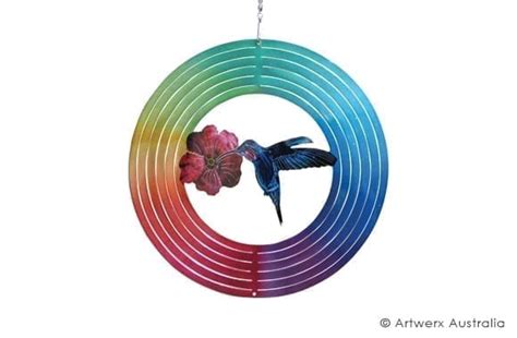 Multi Hummingbird Wind Spinners Artwerx Australia