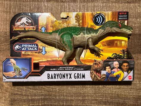 Jurassic World Camp Cretaceous Baryonyx Grim Dinosaur Sound Strike