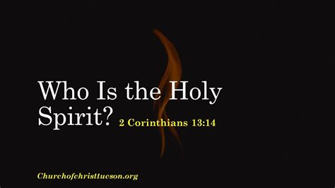 who is the holy spirit youtube