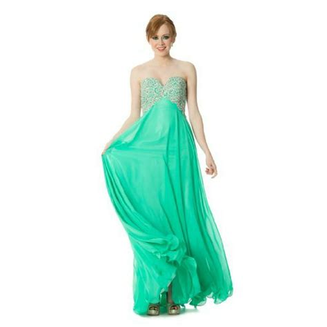 Pacificplex Applique Lace Crystals Long Prom Bridesmaid Dress