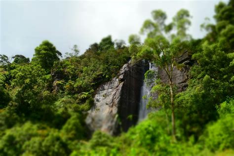 Sri Lanka Lovers Leap Falls Near Nuwara Eliya Sri Lanka Paula