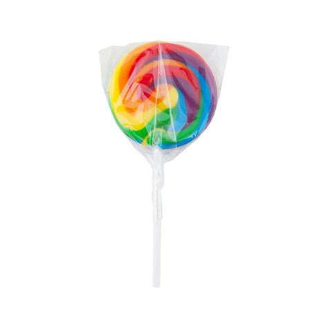 Rainbow Swirl Lollipops 50g 10 Pack Candy Bar Sydney