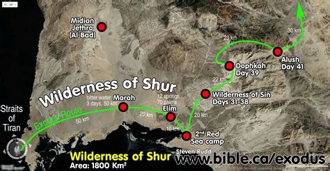 The Exodus Route Wilderness Of Sin Manna Quails Sabbath