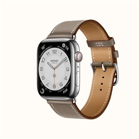 Часы Apple Watch Hermès Series 8 Gps Cellular 45mm Silver Stainless
