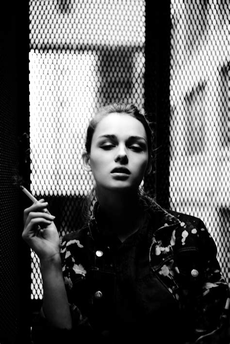 Matthew Priestleys Weblog Girl Smoking Portrait Fashion Photo