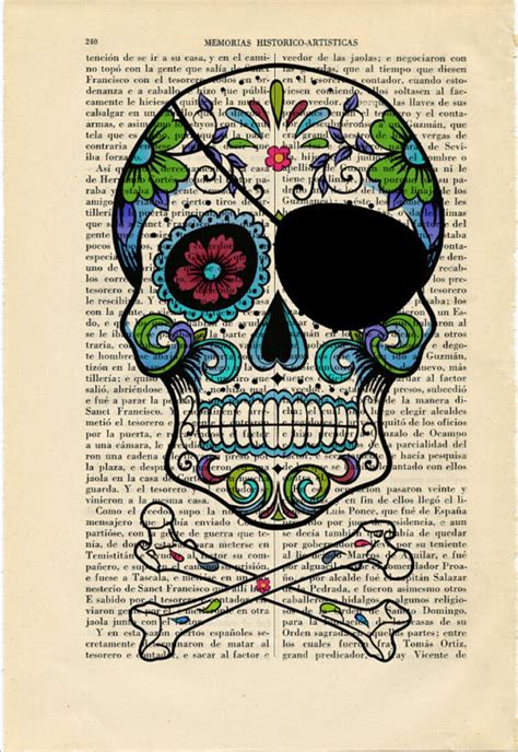 Day Of The Death Sugar Skull Art Print Pack T Poster Dorm Etsy Uk
