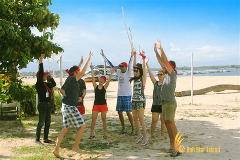 Bali Beach Team Building Activity Fun Games Bali Star Island