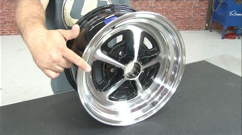 Mustang Legendary Wheel Co Magnum 500 Alloy Wheel 15x7 Gloss Black