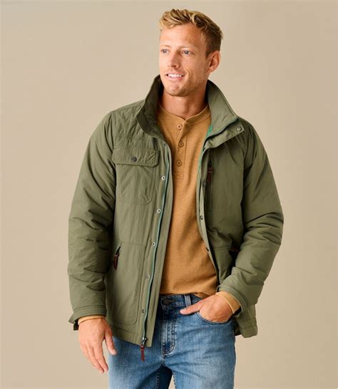 Mens Beans Insulated Travel Jacket Insulated Jackets At Llbean