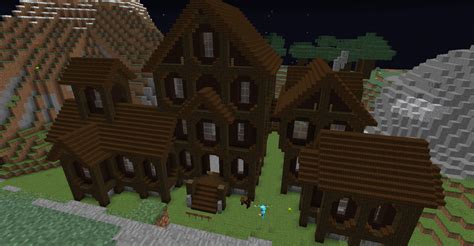 Dark Oak Wood Mansion Minecraft Map