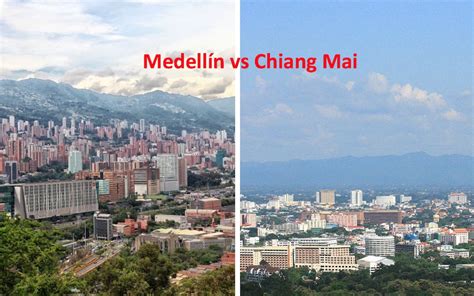 Do you have advice on how to divide my time between the three cities that i am going to visit. Medellín vs Chiang Mai: Which is the Better City to Live In?