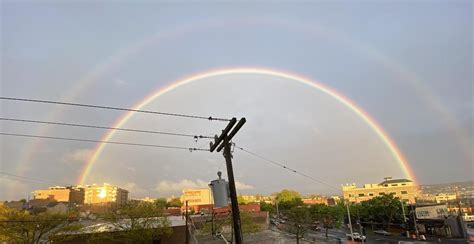 A Full Double Rainbow Was Spotted In Ballard Yesterday Photos News