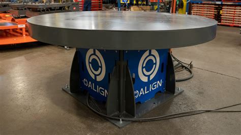 High Precision Turntables Align Production Systems