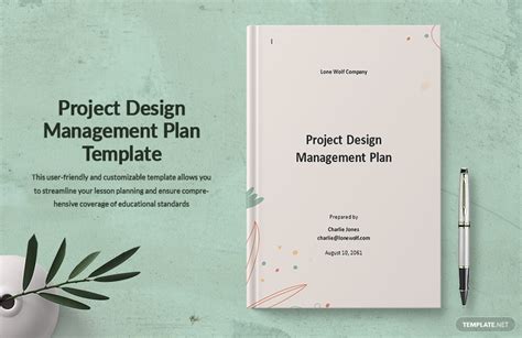 Free Simple Project Design Management Plan Template Download In Word