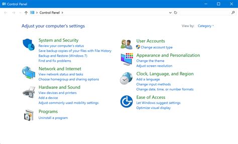 Windows 10 How To Display “settings” And “control Panel” Screens