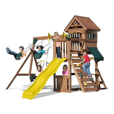 Heartland Fort Sentry Playset Residential Wood Playset At