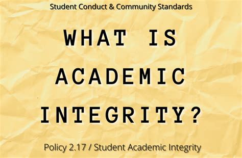 What Is Academic Integrity Wsu News