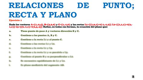 Solution Rectas Y Planos P Studypool