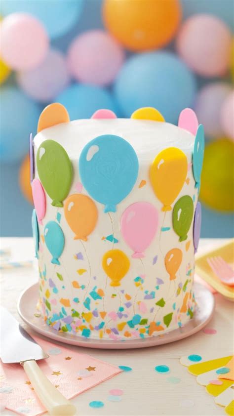 Birthday Balloon Cake Cake Decorating Tips