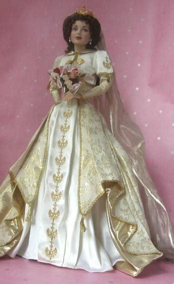 Sonja The Faberge Fall Bride Doll The Franklin Mint Beautiful Dolls