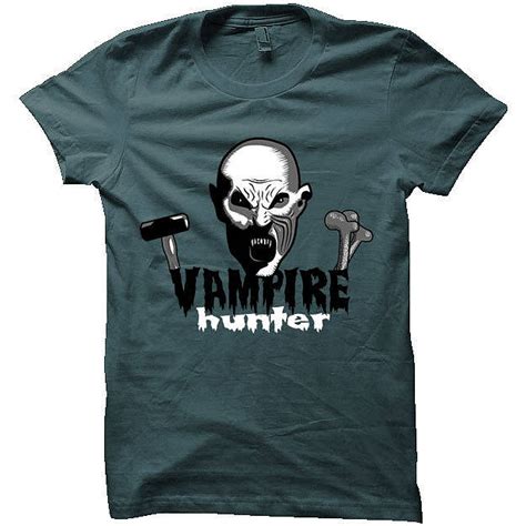 Vampire Hunter Halloween T Shirt By Flaming Imp