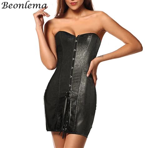 Buy Beonlema Women Sexy Pu Leather Strapless Bondage
