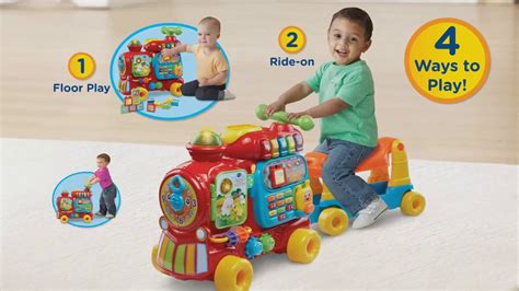Toys And Games Vtech Ride Alphabet Train Multicolour Ride On Walker Songs