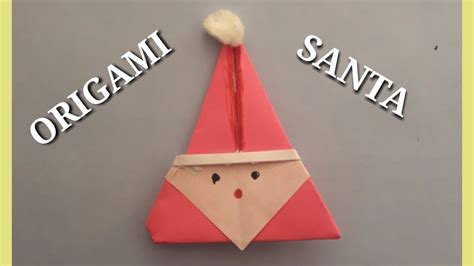 How To Make Origami Santa Claus Paper Santa Claus Origami Easy
