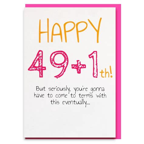 50th Birthday Card 50th Birthday Happy 50th Funny Birthday Etsy