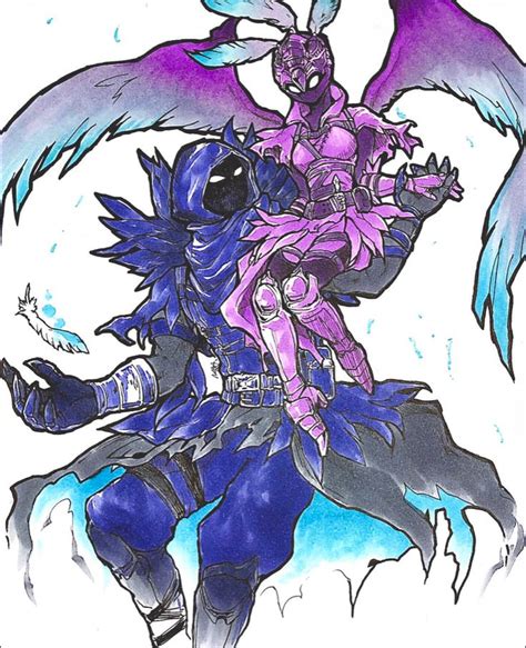 Raven X Ravage By Nora Fortnite Fan Art Fortnite Anime Fortnite Art