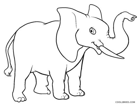 Desenhos de Elefante para colorir Páginas para impressão grátis