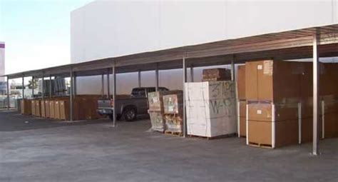 Single Slope Carport Kit For Apartment Parking And Industrial Storage