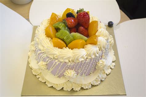 Birthday cakes are often layer cakes with frosting served with small lit candles on top representing the celebrant's age. File:Chinese birthday cake 02.JPG - Wikimedia Commons