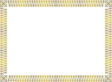 Gold Award Certificate Border Free Printable Page Borders