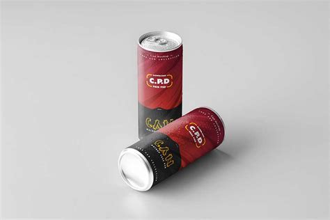 Download Free Download Beverage Can Mockup in PSD - Designhooks