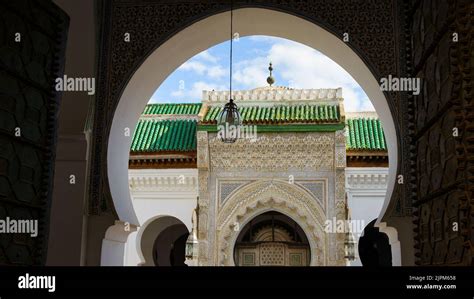 The Al Qarawiyyin Mosque And University In Fes Morocco Stock Photo Alamy