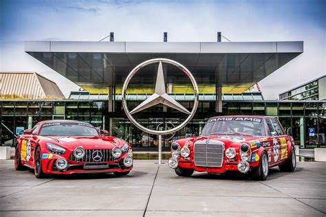 The Legendary Mercedes Benz 300 Sel 68 Amg And The Mercedes Amg Gt R