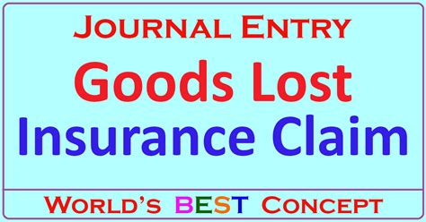 Последние твиты от insurance journal publishing group (@insurancejourn). Journal Entry Goods Lost & Insurance Claim