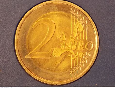 2 Euro 2002 Rainier Iii Euro 2001 2005 Monaco Coin 39902